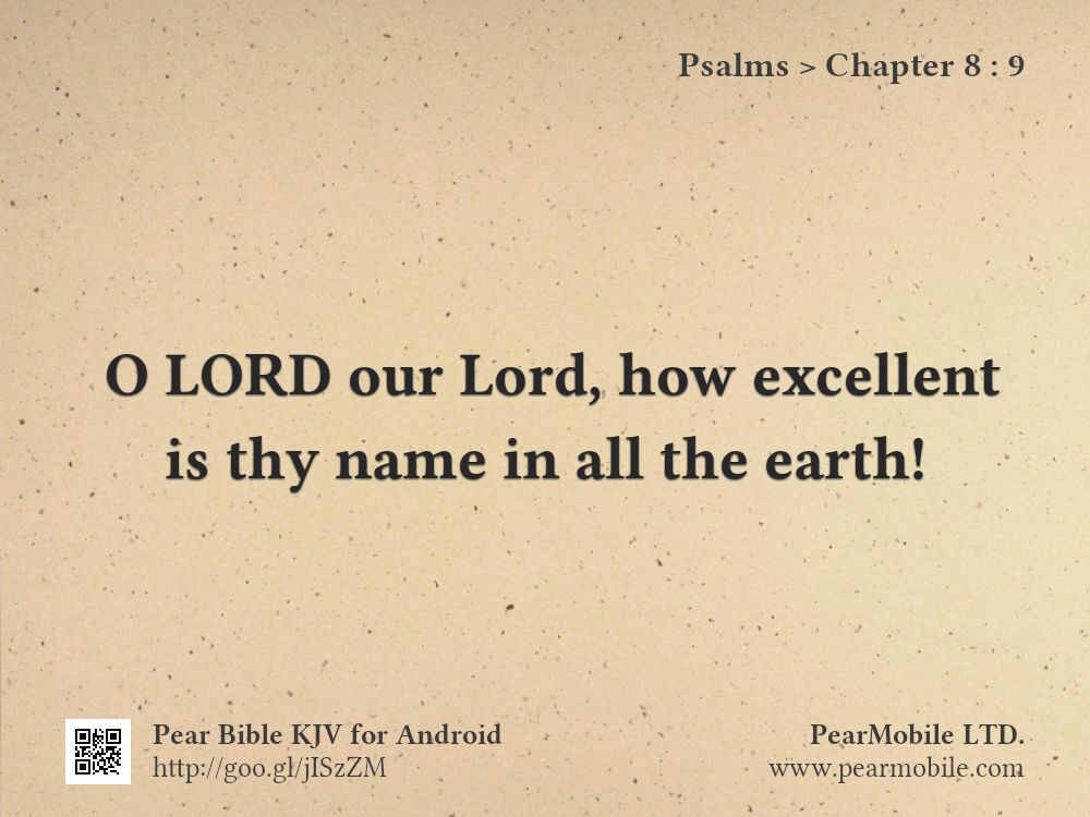Psalms, Chapter 8:9